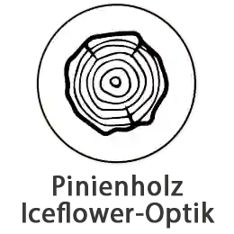 Grafik Pinienholz Iceflower-Optik