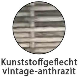 Grafik Kunststoffgeflecht vintage-anthrazit
