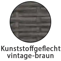 Grafik Kunststoffgeflecht vintage-braun